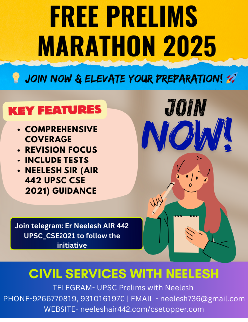 UPSC PRELIMS 2025 FREE MARATHON